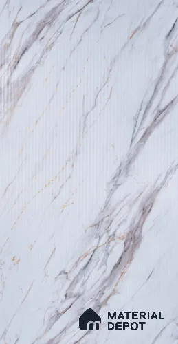 Marble Look PN 06698  8 ft x 4 ft Texture Finish Decorative Wall Panel - 3 mm | Suitable for TV Unit, Wardrobe, Kitchen Cabinets