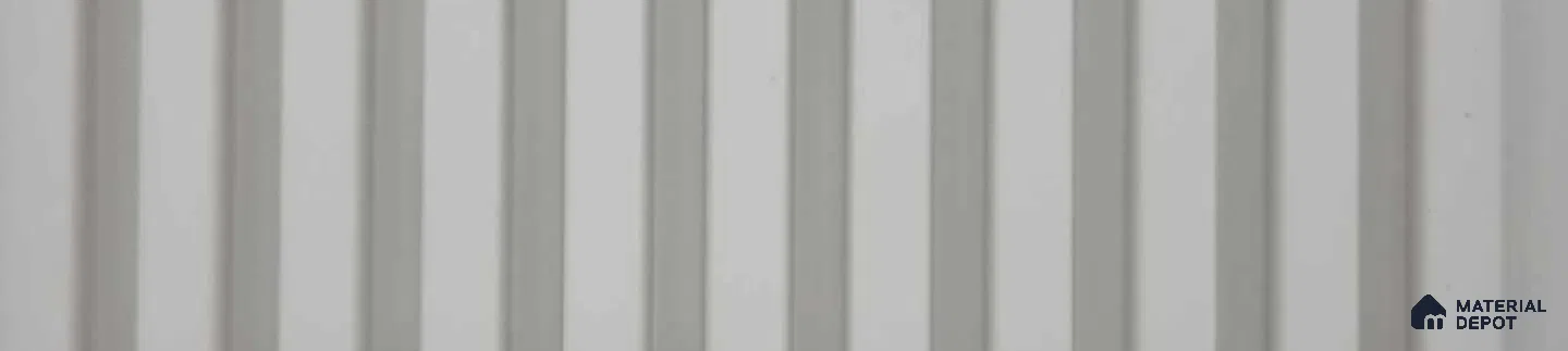 Textured Solid Look PN 06730  8 ft x 0.83 ft Texture Finish Louvers - 10 mm | Suitable for TV Unit, Wardrobe, Kitchen Cabinets