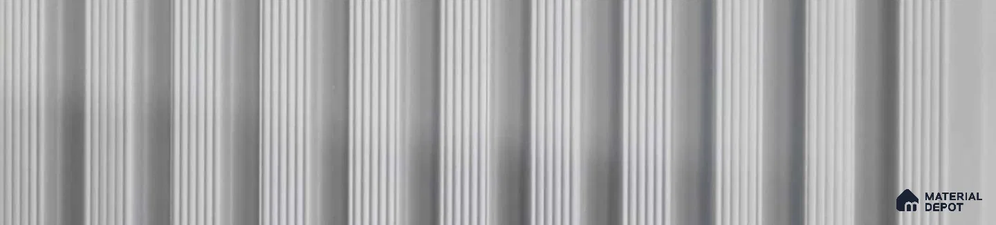 Textured Solid Look PN 06735  8 ft x 0.83 ft Texture Finish Louvers - 10 mm | Suitable for TV Unit, Wardrobe, Kitchen Cabinets