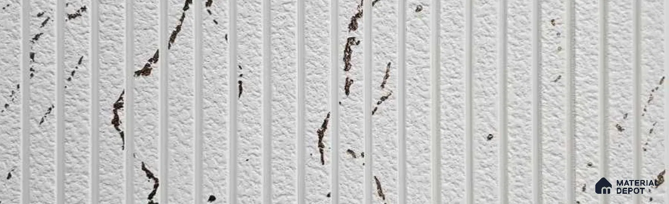 Marble Look PN 06743  8 ft x 1 ft Texture Finish Louvers - 12 mm | Suitable for TV Unit, Wardrobe, Kitchen Cabinets