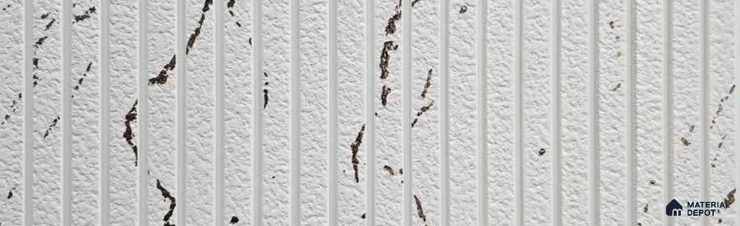 Marble Look PN 06743  8 ft x 1 ft Texture Finish Louvers - 12 mm | Suitable for TV Unit, Wardrobe, Kitchen Cabinets
