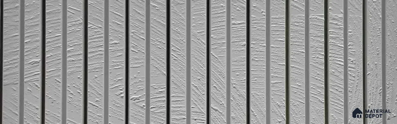Textured Solid Look PN 06749  8 ft x 1 ft Texture Finish Louvers - 12 mm | Suitable for TV Unit, Wardrobe, Kitchen Cabinets