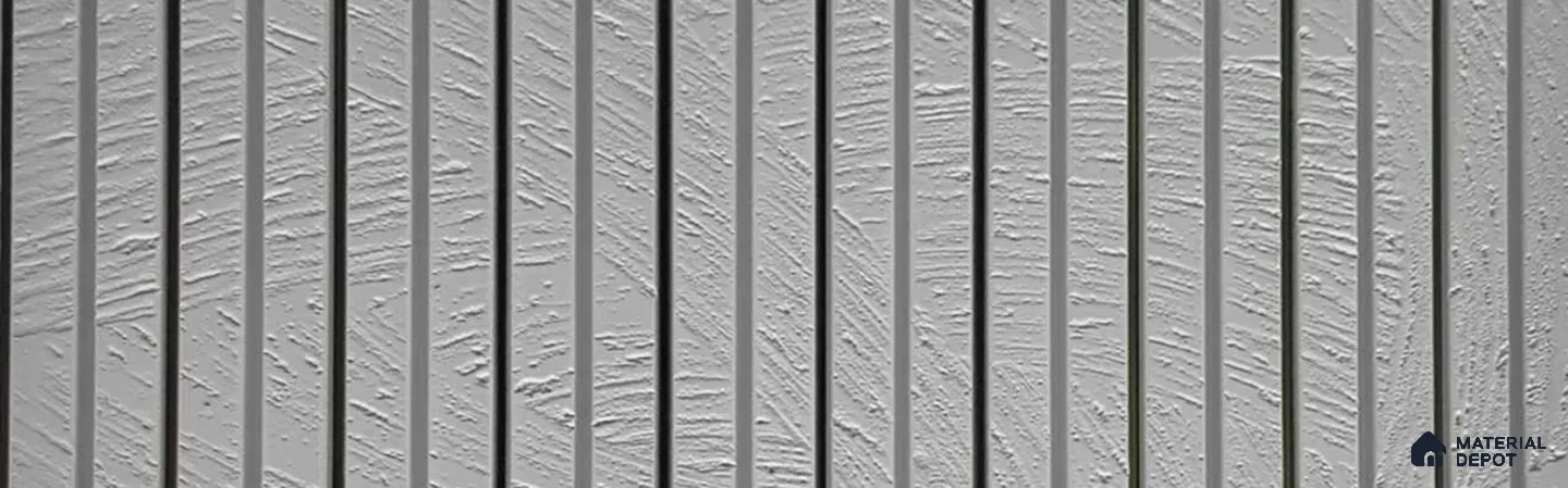 Textured Solid Look PN 06749  8 ft x 1 ft Texture Finish Louvers - 12 mm | Suitable for TV Unit, Wardrobe, Kitchen Cabinets