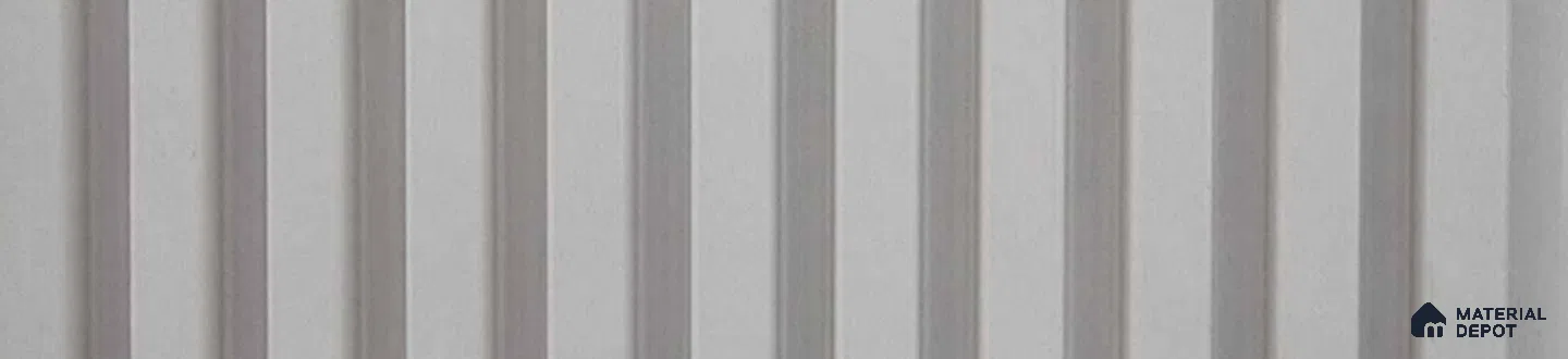 Textured Solid Look PN 06738 8 ft x 0.83 ft Texture Finish Louvers - 10 mm | Suitable for TV Unit, Wardrobe, Kitchen Cabinets