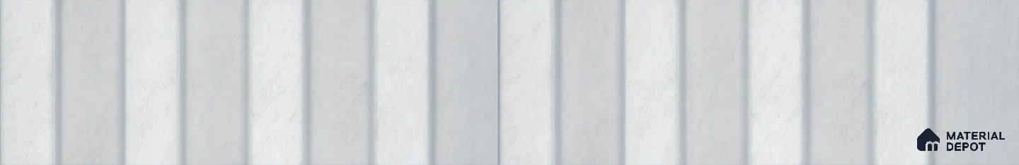 PN 06884 9.2 ft x 6.18 inch Charcoal Louvers/Panels - 16 mm