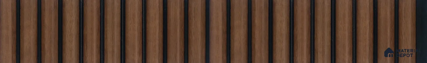 PN 06824 9.2 ft x 5.9 inch Charcoal Louvers/Panels - 10 mm