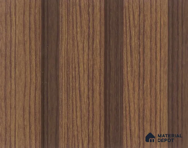 PN 06771 8 ft x 5 inch Charcoal Louvers/Panels - 12 mm