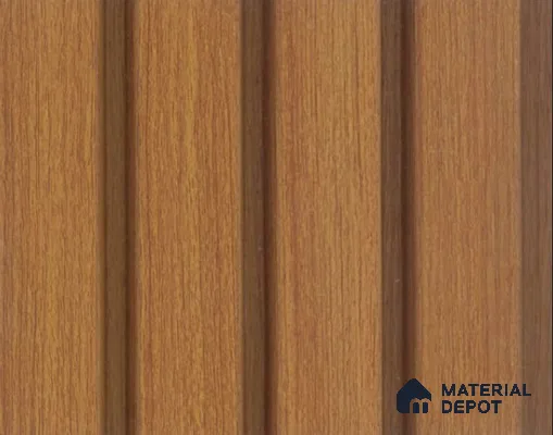 PN 06776 8 ft x 5 inch Charcoal Louvers/Panels - 12 mm