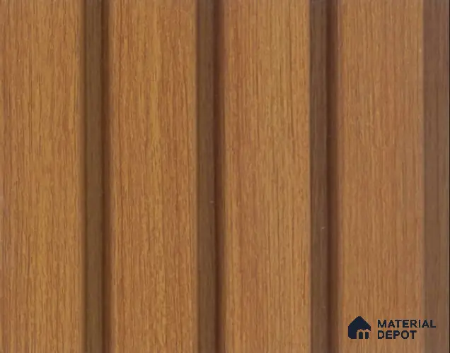 PN 06776 8 ft x 5 inch Charcoal Louvers/Panels - 12 mm