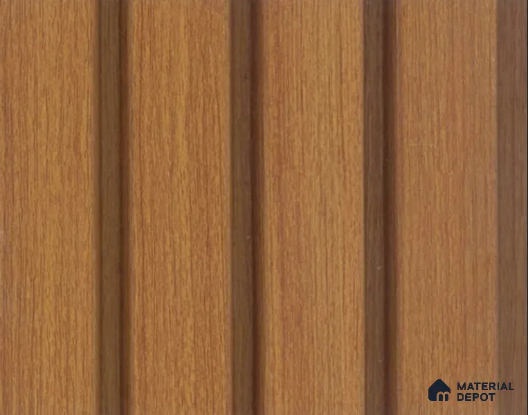 PN 06776 8 ft x 5 inch Charcoal Louvers/Panels - 12 mm
