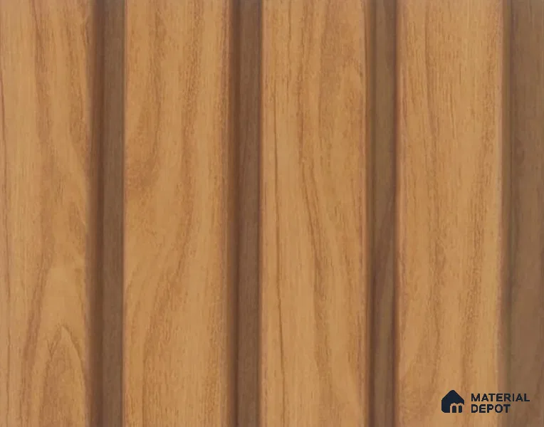 PN 06777 8 ft x 5 inch Charcoal Louvers/Panels - 12 mm