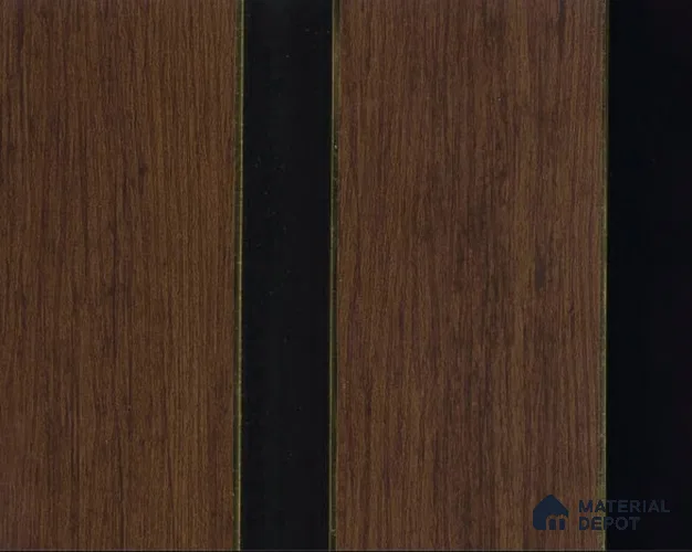 PN 06785 8 ft x 5 inch Charcoal Louvers/Panels - 12 mm