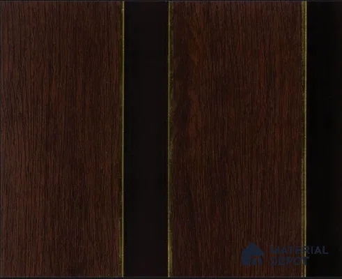 PN 06786 8 ft x 5 inch Charcoal Louvers/Panels - 12 mm