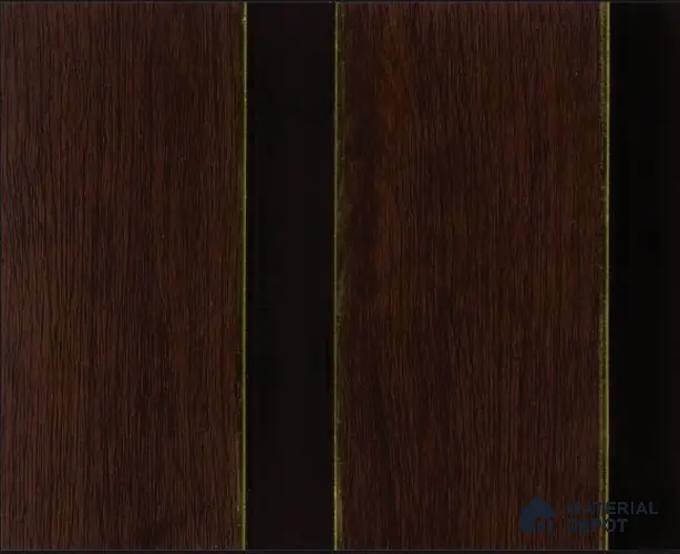 PN 06786 8 ft x 5 inch Charcoal Louvers/Panels - 12 mm