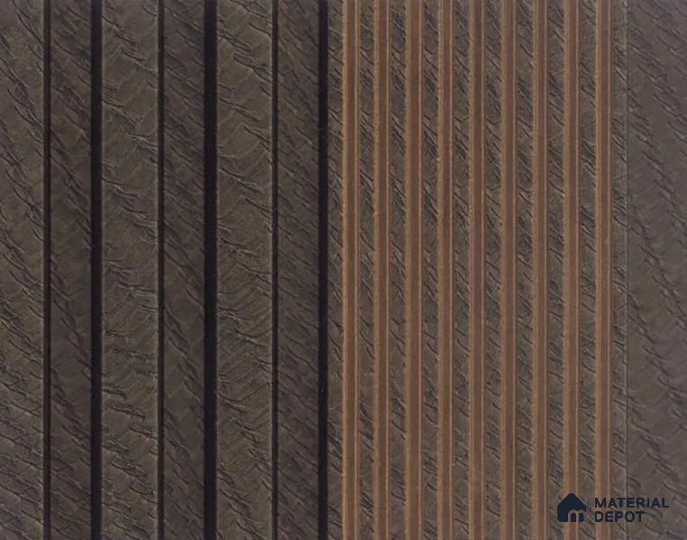 PN 06794 8 ft x 5 inch Charcoal Louvers/Panels - 12 mm