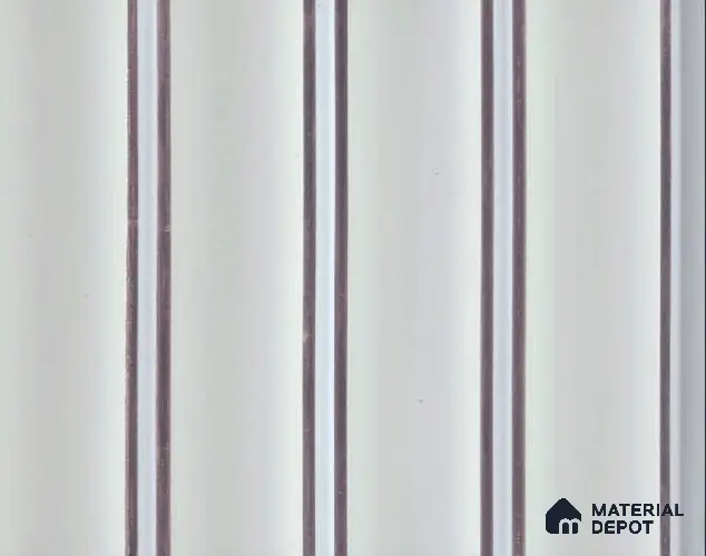 PN 06802 8 ft x 5 inch Charcoal Louvers/Panels - 12 mm