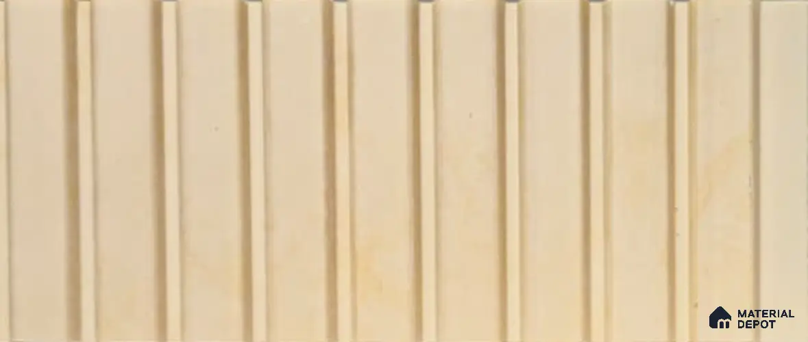 PN 06895 8 ft x 6 inch Charcoal Louvers/Panels - 6 mm