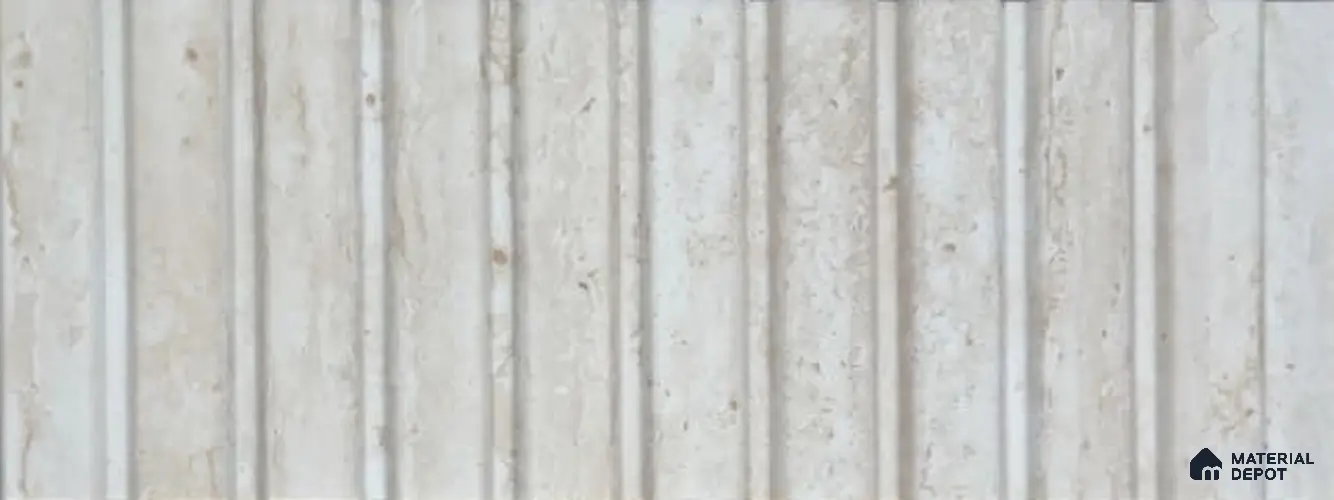 PN 06898 8 ft x 6 inch Charcoal Louvers/Panels - 6 mm