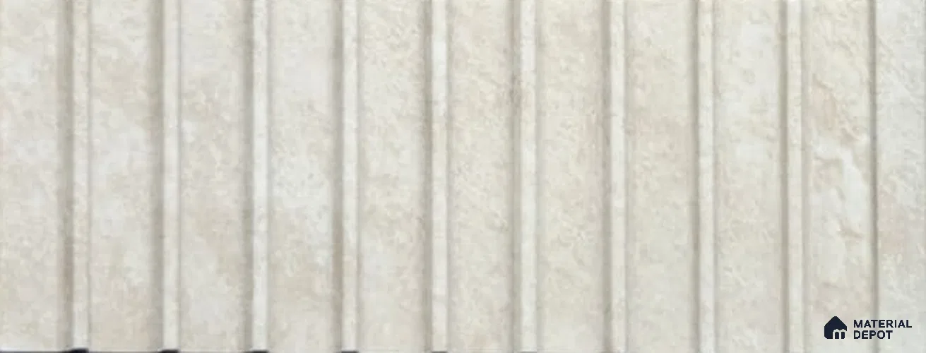 PN 06903 8 ft x 6 inch Charcoal Louvers/Panels - 6 mm