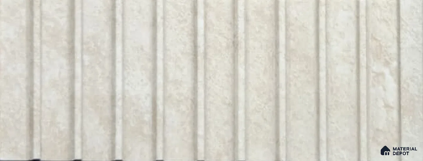 PN 06903 8 ft x 6 inch Charcoal Louvers/Panels - 6 mm