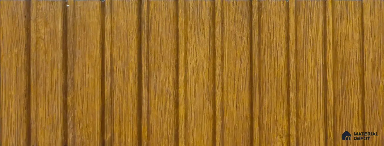 PN 06915 8 ft x 6 inch Charcoal Louvers/Panels - 6 mm