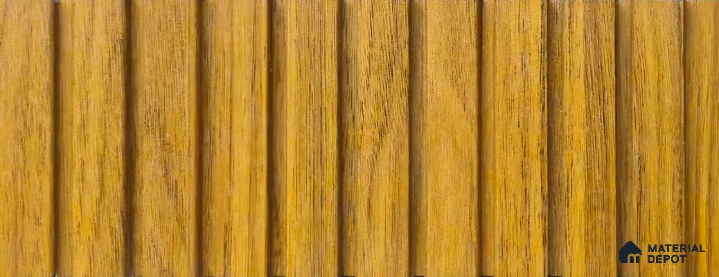 PN 06917 8 ft x 6 inch Charcoal Louvers/Panels - 6 mm