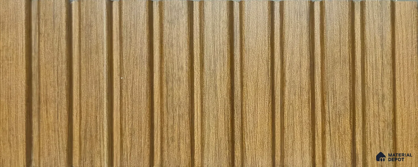 PN 06919 8 ft x 6 inch Charcoal Louvers/Panels - 6 mm