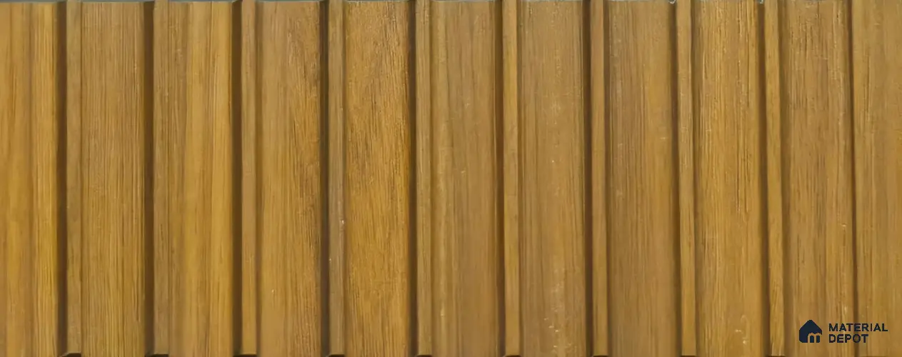 PN 06921 8 ft x 6 inch Charcoal Louvers/Panels - 6 mm
