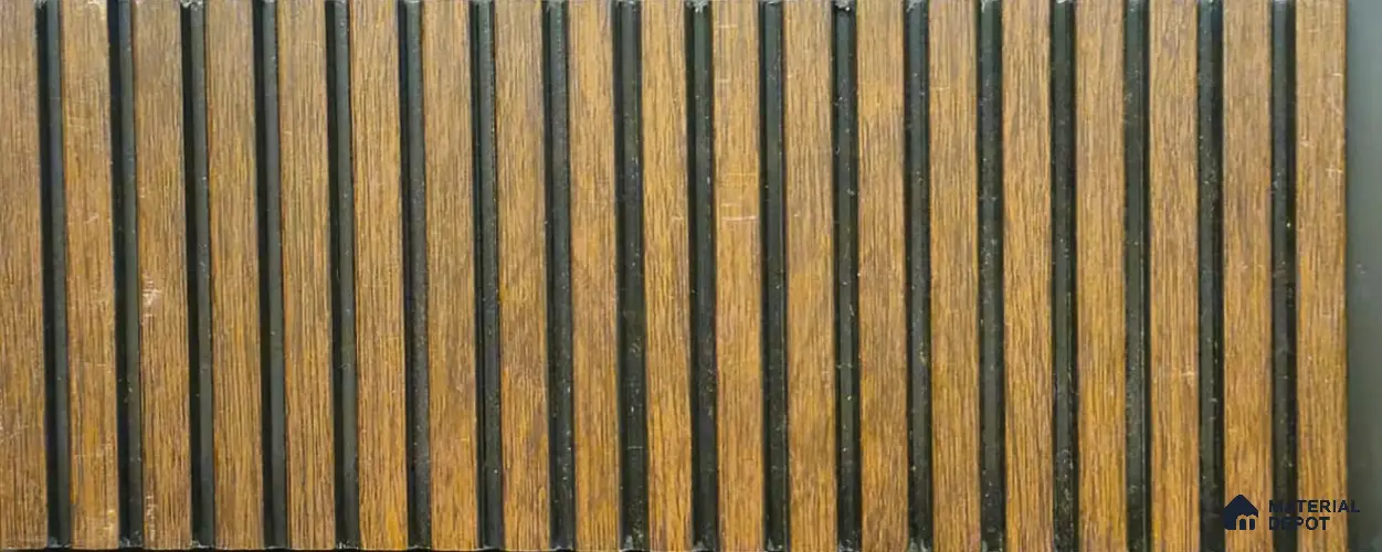 PN 06922 8 ft x 6 inch Charcoal Louvers/Panels - 6 mm