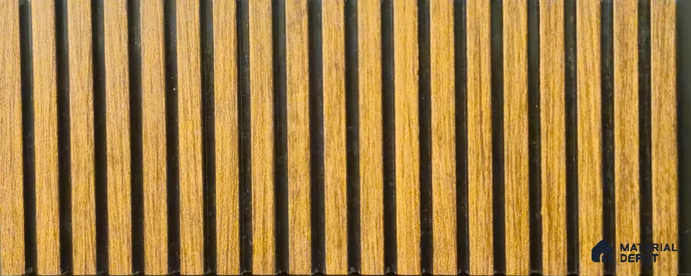 PN 06923 8 ft x 6 inch Charcoal Louvers/Panels - 6 mm