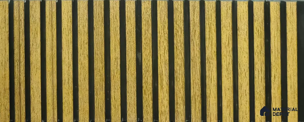 PN 06928 8 ft x 6 inch Charcoal Louvers/Panels - 6 mm
