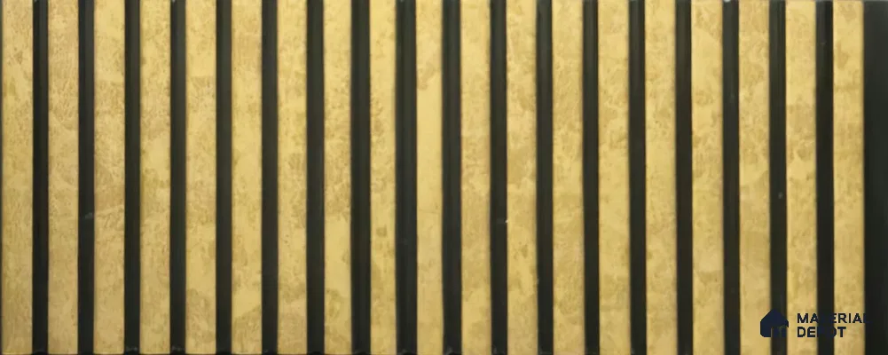 PN 06930 8 ft x 6 inch Charcoal Louvers/Panels - 6 mm