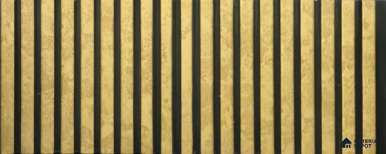 PN 06930 8 ft x 6 inch Charcoal Louvers/Panels - 6 mm
