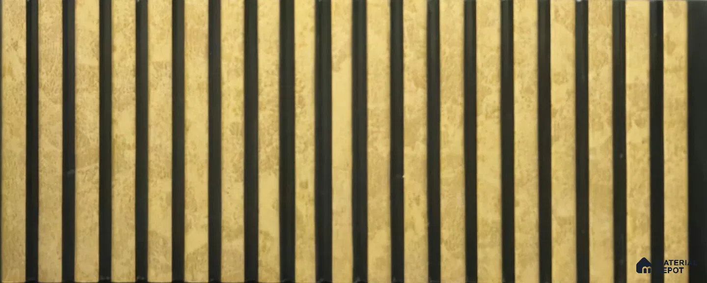 PN 06930 8 ft x 6 inch Charcoal Louvers/Panels - 6 mm