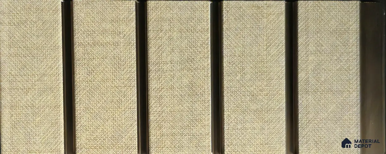 PN 06936 8 ft x 6 inch Charcoal Louvers/Panels - 6 mm
