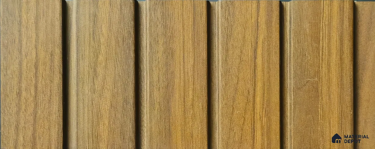 PN 06947 8 ft x 6 inch Charcoal Louvers/Panels - 6 mm