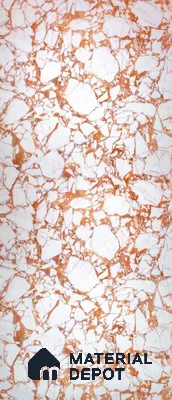 PN 06651 Marble Look Alabaster Sheet 8 ft x 4 ft Texture Finish  - 1.5 mm | Suitable for  Pooja Room, Feature Wall, Ceiling & Reception