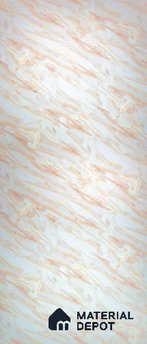 PN 06648 Marble Look Alabaster Sheet 8 ft x 4 ft Texture Finish - 3 mm | Suitable for Pooja Room, Feature Wall, Ceiling & Reception