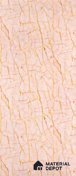 PN 06625 Marble Look Alabaster Sheet 8 ft x 4 ft Texture Finish  - 3 mm | Suitable for  Pooja Room, Feature Wall, Ceiling & Reception
