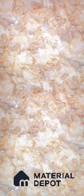 PN 06635 Marble Look Alabaster Sheet 8 ft x 4 ft Texture Finish  - 3 mm | Suitable for  Pooja Room, Feature Wall, Ceiling & Reception