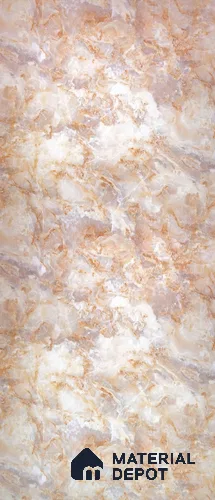 PN 06635 Marble Look Alabaster Sheet 8 ft x 4 ft Texture Finish - 3 mm | Suitable for Pooja Room, Feature Wall, Ceiling & Reception