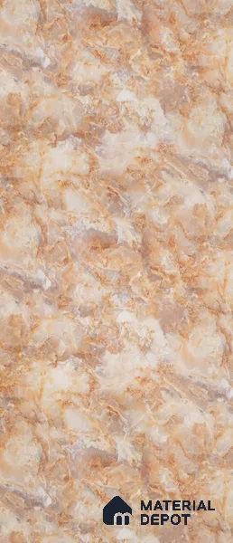 PN 06635 Marble Look Alabaster Sheet 8 ft x 4 ft Texture Finish - 3 mm | Suitable for Pooja Room, Feature Wall, Ceiling & Reception