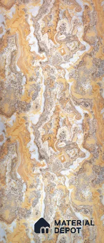 PN 06658 Marble Look Alabaster Sheet 8 ft x 4 ft Texture Finish  - 3 mm | Suitable for  Pooja Room, Feature Wall, Ceiling & Reception