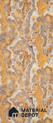 PN 06658 Marble Look Alabaster Sheet 8 ft x 4 ft Texture Finish  - 3 mm | Suitable for  Pooja Room, Feature Wall, Ceiling & Reception
