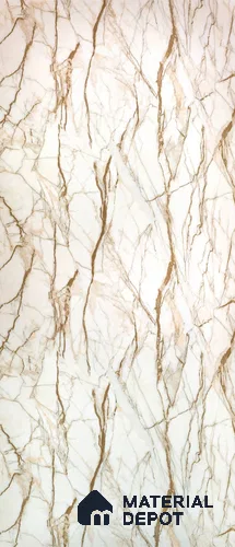 PN 06623 Marble Look Alabaster Sheet 8 ft x 4 ft Texture Finish - 3 mm | Suitable for Pooja Room, Feature Wall, Ceiling & Reception