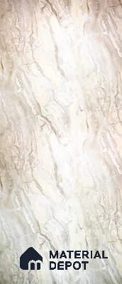 PN 06629 Marble Look Alabaster Sheet 8 ft x 4 ft Texture Finish  - 3 mm | Suitable for  Pooja Room, Feature Wall, Ceiling & Reception