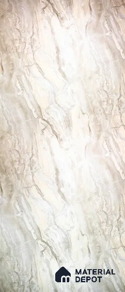 PN 06629 Marble Look Alabaster Sheet 8 ft x 4 ft Texture Finish - 3 mm | Suitable for Pooja Room, Feature Wall, Ceiling & Reception