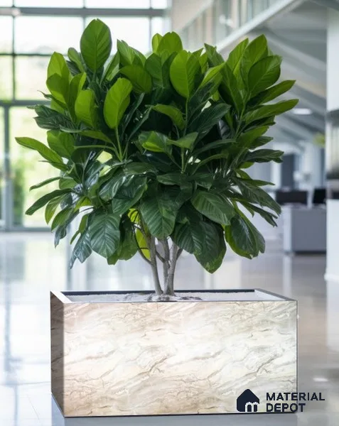 PN 06629 Marble Look Alabaster Sheet 8 ft x 4 ft Texture Finish - 3 mm | Suitable for Pooja Room, Feature Wall, Ceiling & Reception