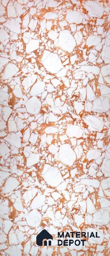 PN 06652 Marble Look Alabaster Sheet 8 ft x 4 ft Texture Finish  - 3 mm | Suitable for  Pooja Room, Feature Wall, Ceiling & Reception