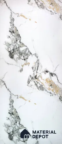 PN 06630 Marble Look Alabaster Sheet 8 ft x 4 ft Texture Finish  - 3 mm | Suitable for  Pooja Room, Feature Wall, Ceiling & Reception